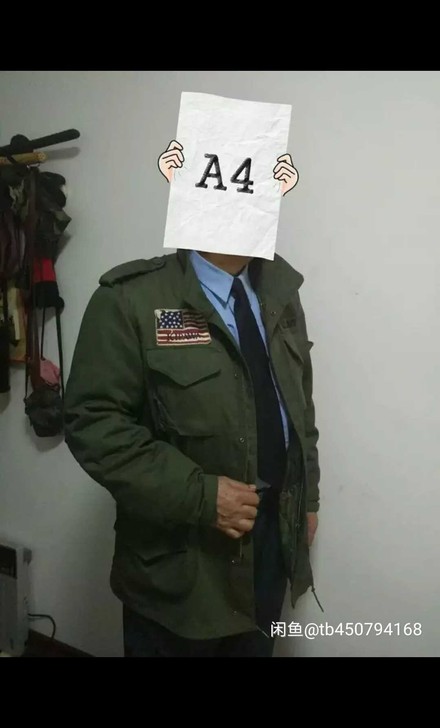 全新美军M65作战风衣送军标 全新美军M6...