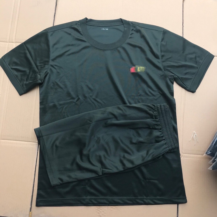 夏季圆领速干体能套装训练服 男款可以整套出...