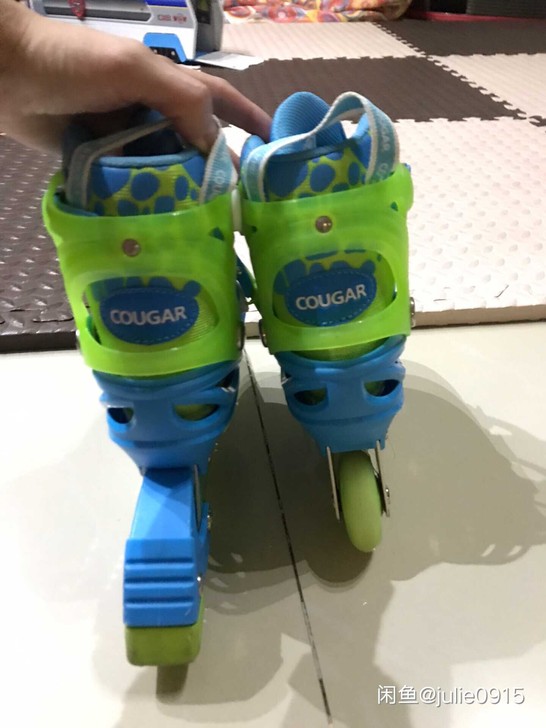 美洲狮轮滑鞋3岁宝宝溜冰鞋 Cougar儿...
