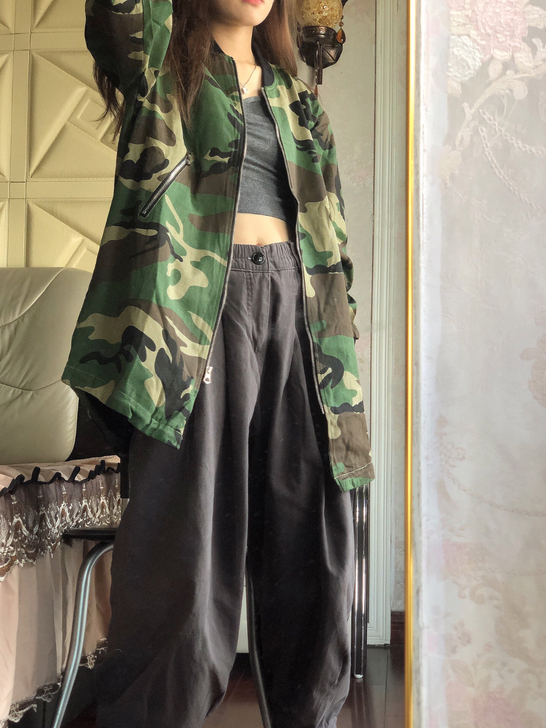 全新 全新 全新 全新 迷彩棒球服外套 两...