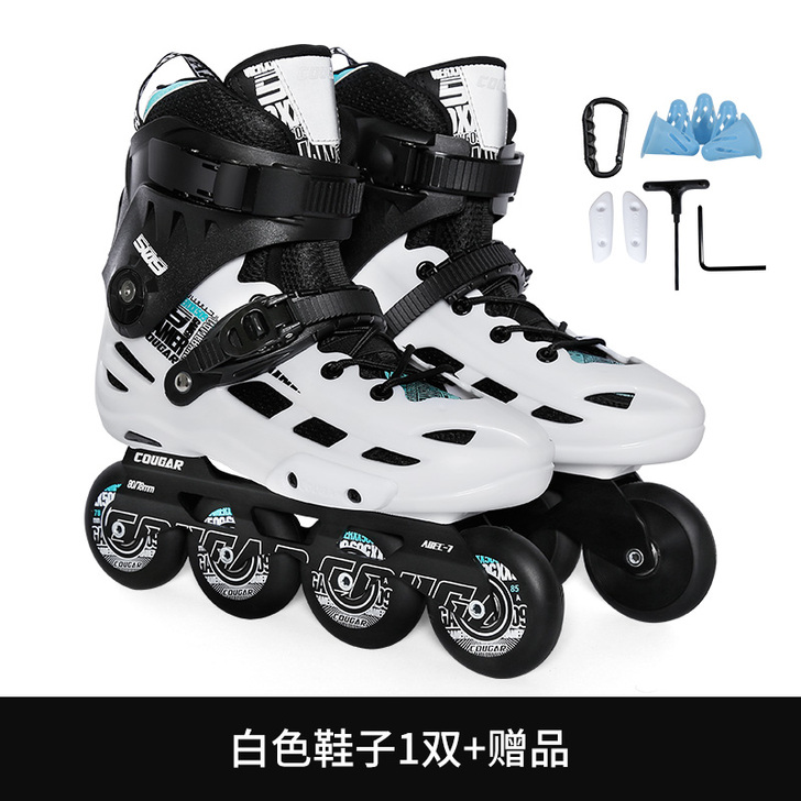 美洲狮溜冰鞋成年轮滑鞋成人旱冰鞋男女专业平...