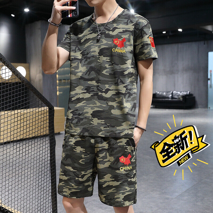 军迷迷彩服饰，纯棉面料舒适好穿，全新，码数...