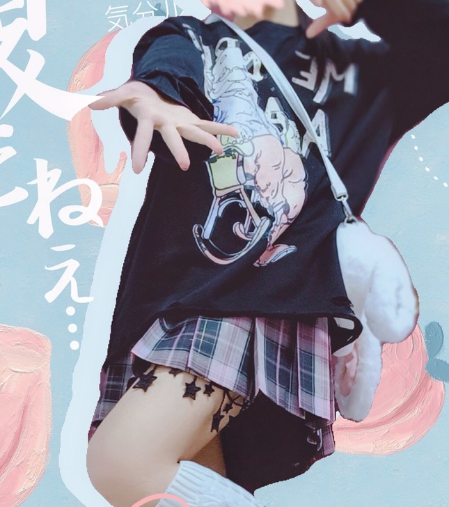 正 黑粉格jk 实体店入的