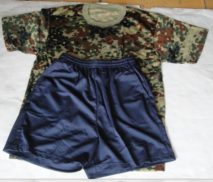 夏季休闲体能运动迷彩短袖短裤，套装大码价格...
