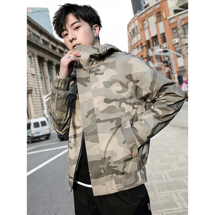 迷彩 工装 夹克 外套 休闲 男