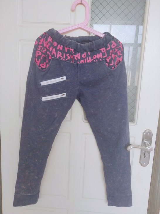 可爱运动裤，非常显瘦，几乎全新，16包邮(...