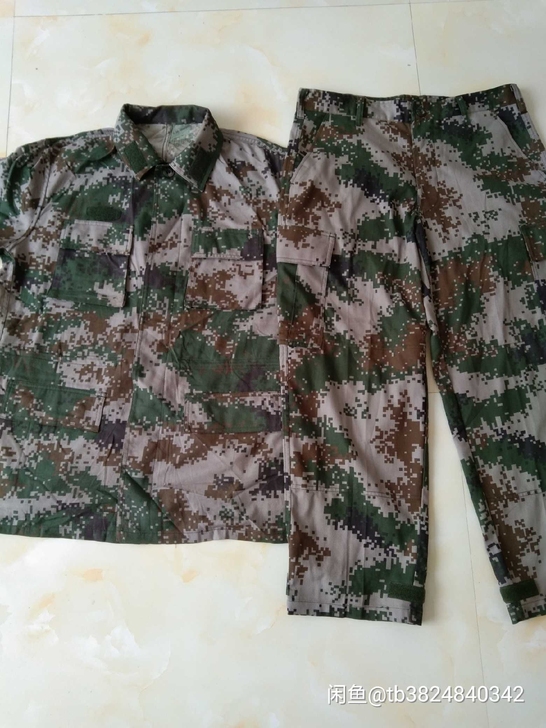 夏季迷彩工作服，78新，