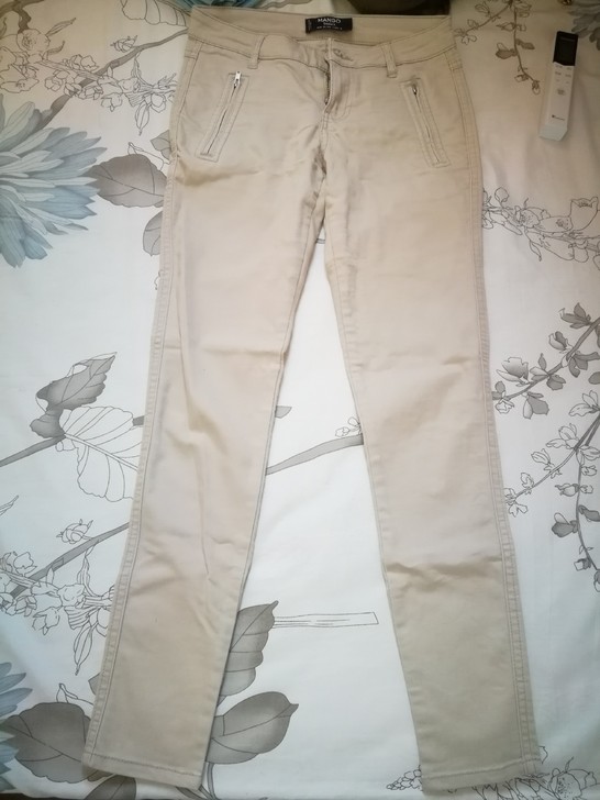 闲置  MANGO女装新款春夏|拉链棉质长...