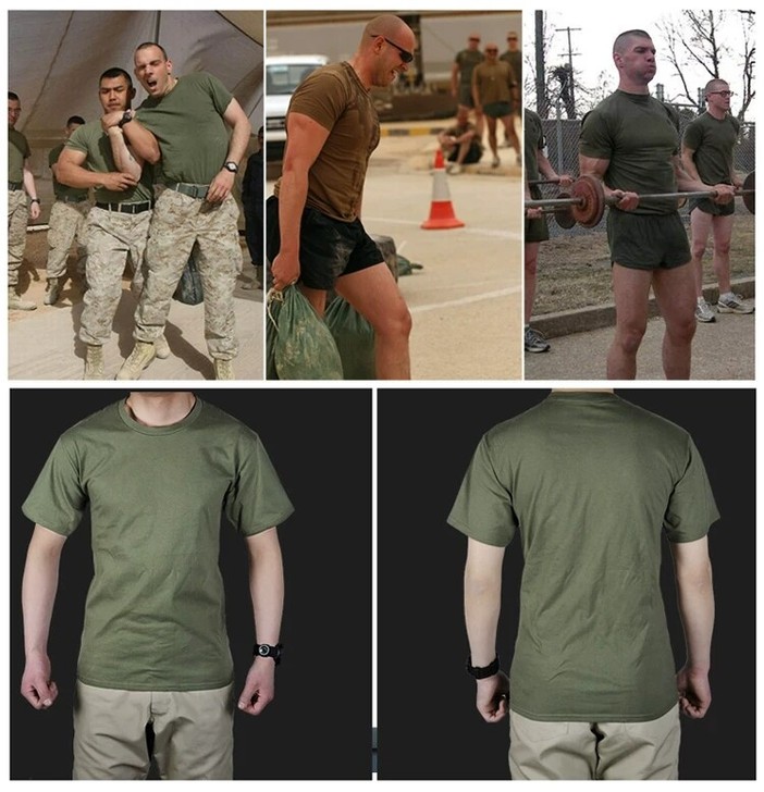 军旅风 新疆长绒棉！特种兵t恤纯棉作训服短...