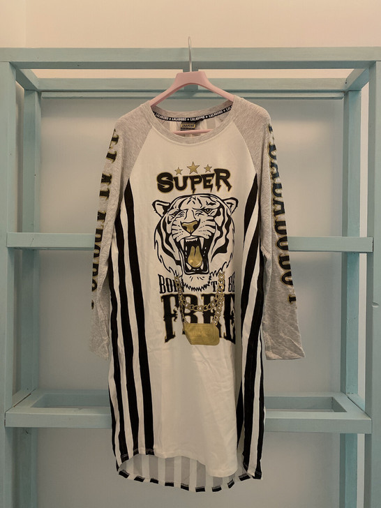 lalabobo连衣裙 长T恤 L码 没穿...