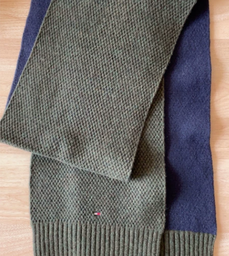 tommy hilfiger 长款围巾 纯...