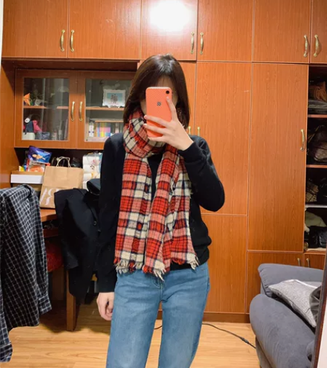 madewell羊毛围巾，几乎是全新的。 ...