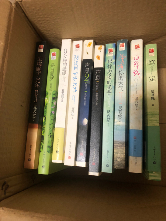 小说出售1 二手书闲置夏茗悠系列 10本