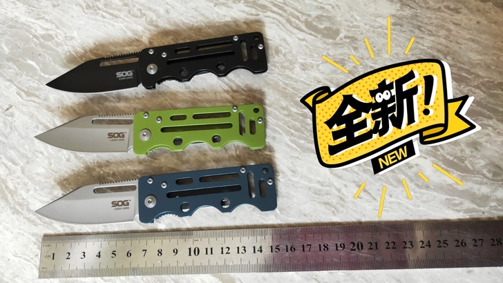 全新SOG迷你钱币刀，携带方便又实用，喜欢...