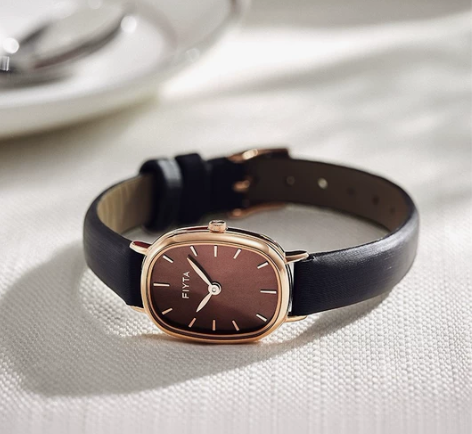 飞亚达（FIYTA）倾城系列小可可 港风复...