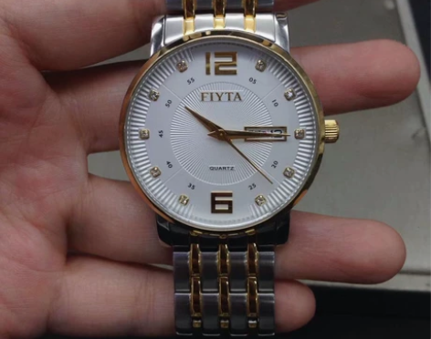 飞亚达男士手表，盘面3.8厘米，蓝宝石镜面...