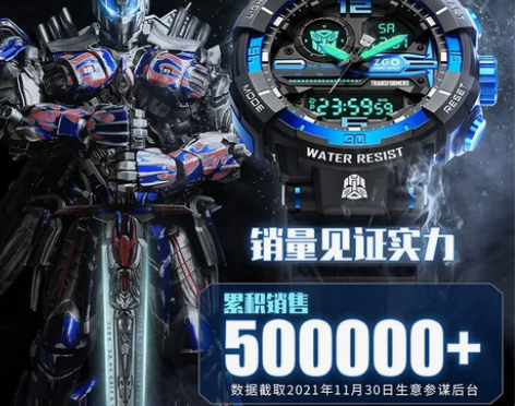 智威变形金刚儿童手表男学生青少年初中生运动...