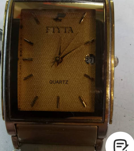 飞亚达石英手表，瑞士机芯，拱面蓝宝玻璃，外...