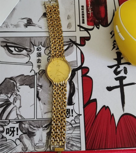 FIYTA，飞亚达手表，镀金的，表蒙碎了就...