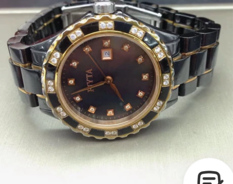 飞亚达手表女士镶钻！盘面3.5厘米！带日历...