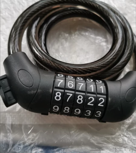 车锁飞鸽自行车锁单车防盗便携式5位密码锁电动车车锁 一个小超...