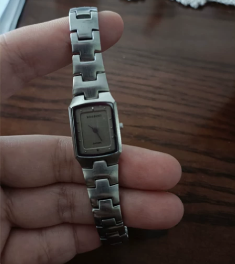 罗西尼 女士小方盘手表 石英表 电池刚换 ...