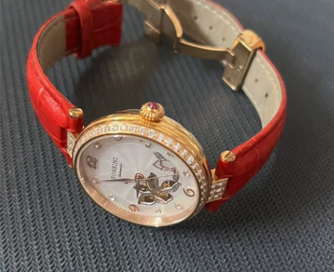 新款罗西尼机械手表女款5762全自动机械表...