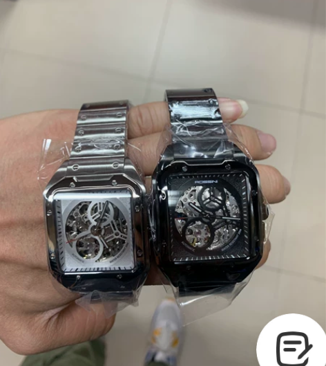 罗西尼（ROSSINI）手表男新款方形自动...