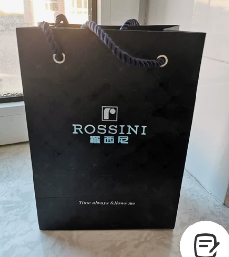 罗西尼多功能月相石英表，银盘棕色皮带，买了...