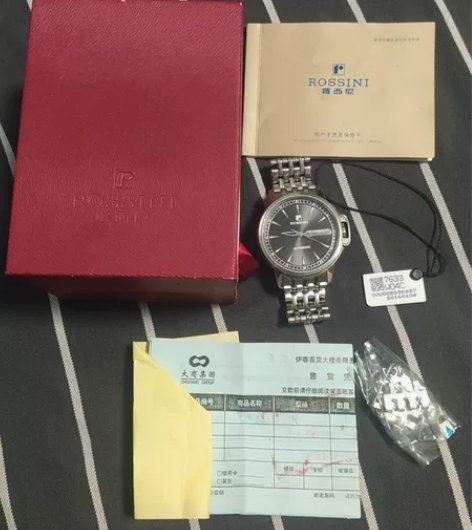 出售 罗西尼7633男款机械表  精工NH...