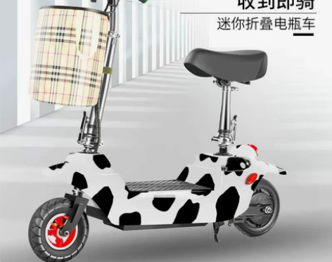 折叠电动自行车新款电瓶车24V迷你小型电动...