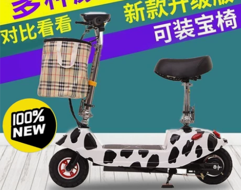 电动车电瓶车电动滑板车折叠电动车迷你，小海...