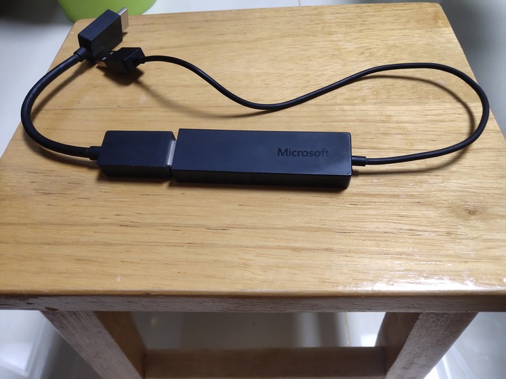 正品微软USB转高清接头+高清延长接头。原...