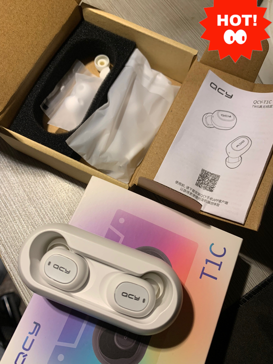 QCY T1C 成色如图,100%功能正常...