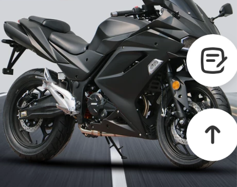 全新H2摩托车跑车国四电喷400cc双缸公...