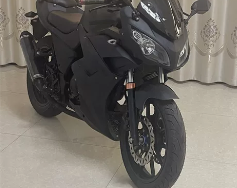 山洋摩托车 摩托车川崎h2小忍者跑车地平线...