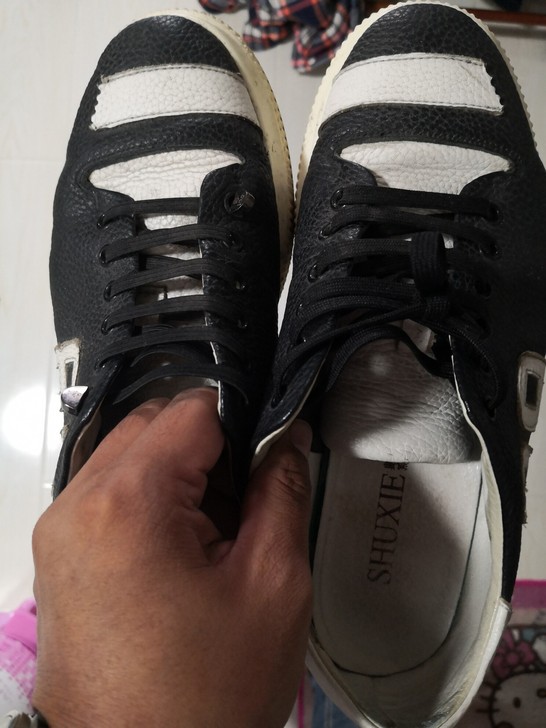 骆驼真皮休闲鞋 41码