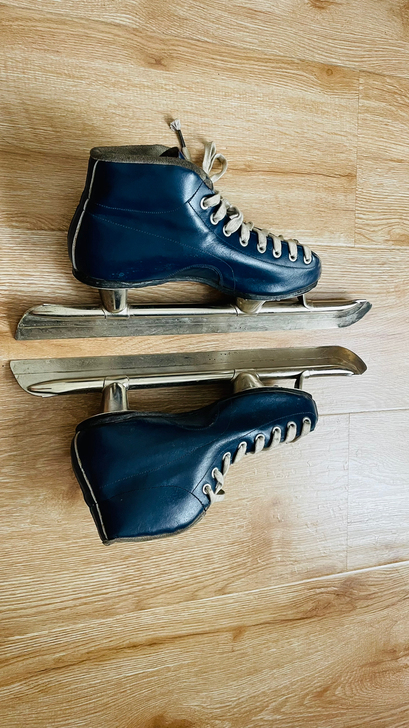老式滑冰鞋 冰刀鞋 38码 老样式的,...