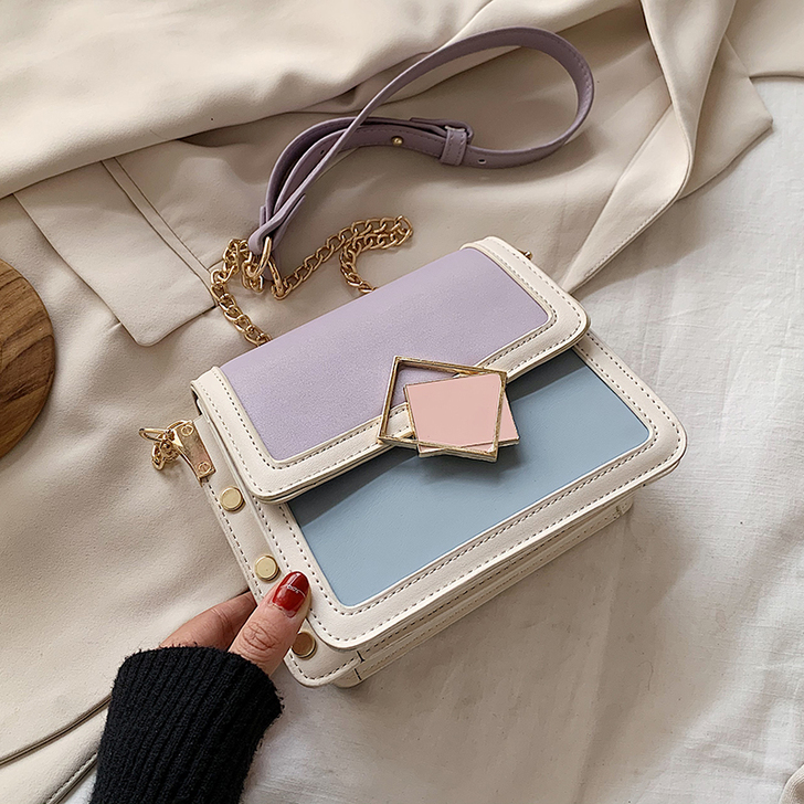 2020流行包包高级感网红时尚链条斜挎包女...