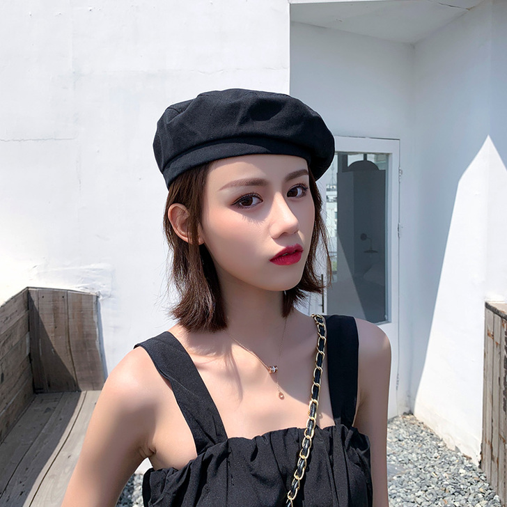 【99划算价】贝雷帽女英伦复古日系夏季薄款...