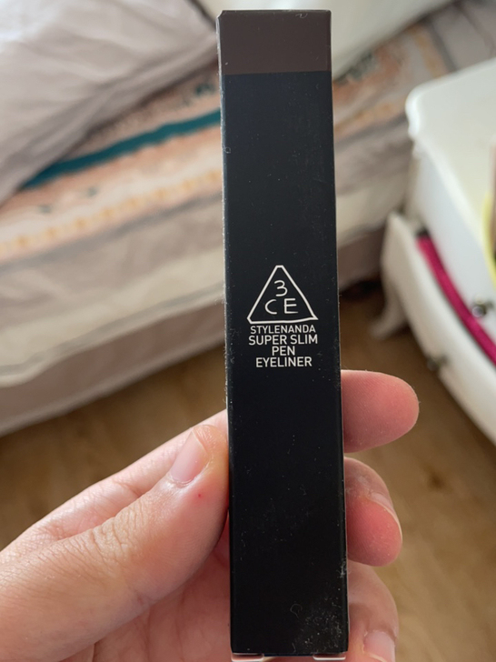 全新3CE三只眼棕色眼线液笔超级自然这种棕...