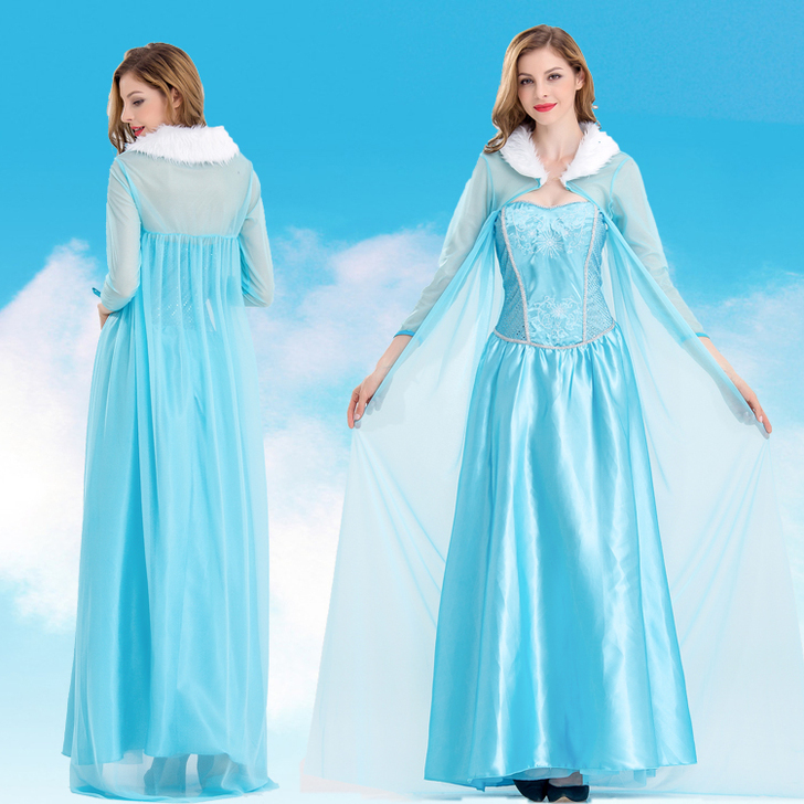 艾莎公主成人款，只穿一次