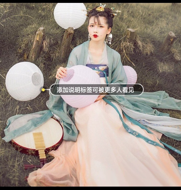 司南阁九夜汉服女古装齐胸襦裙对襟汉服飘逸绣...