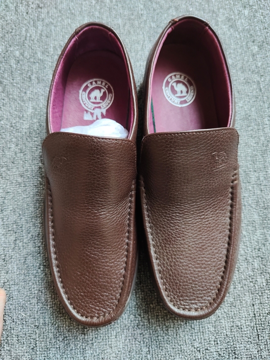 Camel/骆驼真皮全新男士休闲皮鞋39码