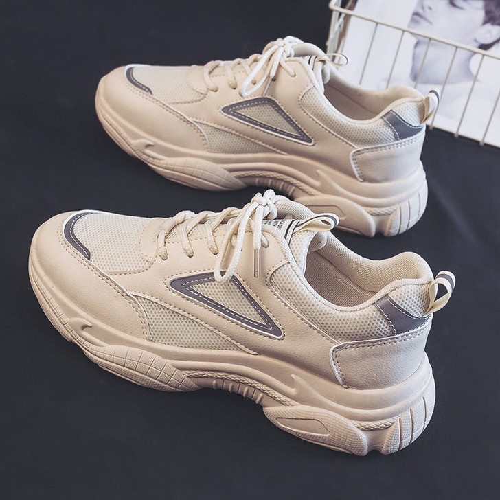 全新男士休闲鞋潮流老爹鞋简约百搭板鞋耐磨反...