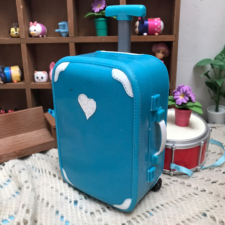 3分娃道具 四分娃娃用行李箱 16cm高
