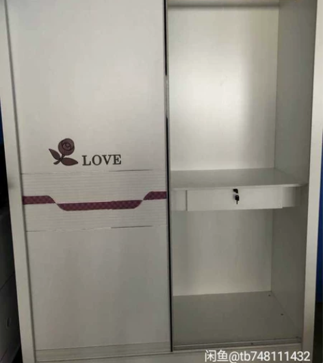 全新衣柜包送，推拉门不占地方，吸塑门，可拆...