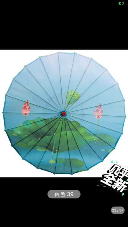 印花绸布伞，直径70cm，适合5岁以及9岁...