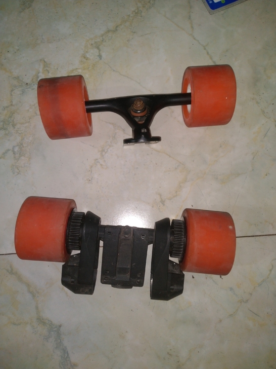 电动滑板前后桥，自用拆解的