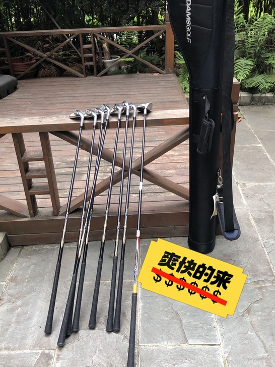 泰勒梅高尔夫R7杆一套，正品自用，球杆爱惜...